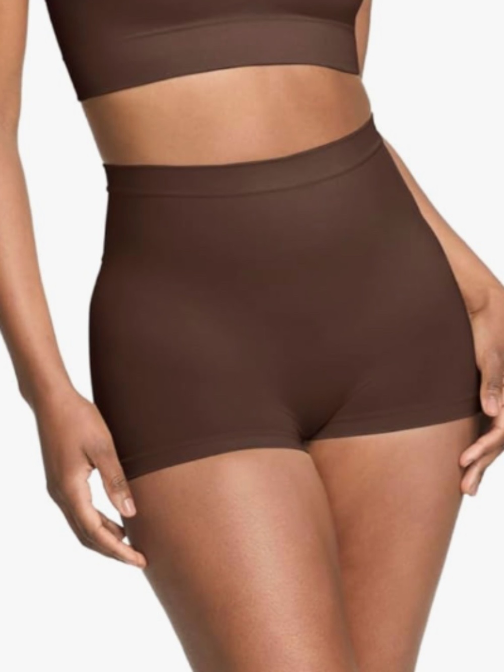 Spanx Seamless Power Shorty - for All Hemline Lengths - Lightweight Core Control